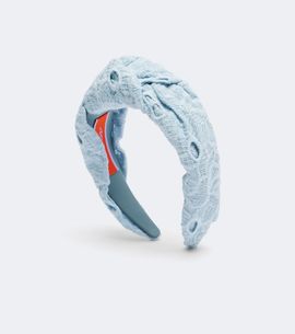 La DoubleJ La DoubleJ Knotted printed cotton headband