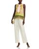 La Doublej La DoubleJ La Scala Feather Trim Top - 2