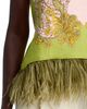 La Doublej La DoubleJ La Scala Feather Trim Top - 4