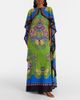 La DoubleJ La DoubleJ Magic printed caped silk maxi dress - 2