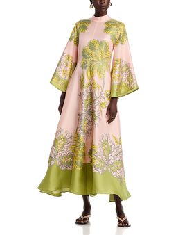 La Doublej La DoubleJ Magnifico Silk Tie Back Dress