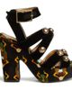 La DoubleJ La DoubleJ Medal Wedge (With Studs) Scarab Black  - 1