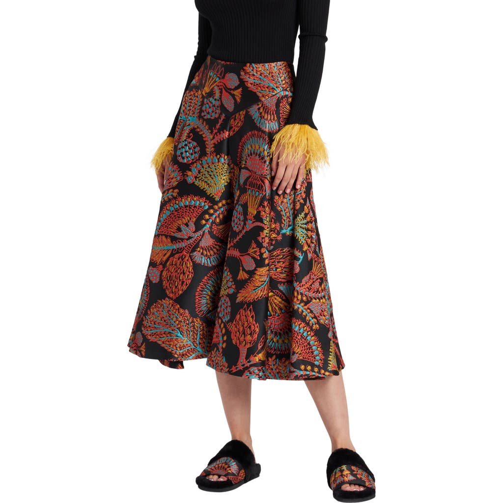 La DoubleJ La DoubleJ Milano Skirt Jacquard Sicomore Black 