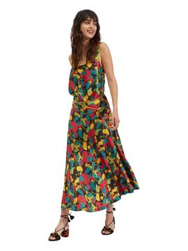 La DoubleJ La DoubleJ Milano Skirt Vines Brown 