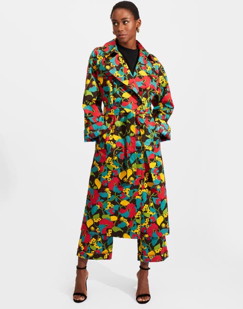 La DoubleJ La DoubleJ Milano Trench Coat Vines Brown 