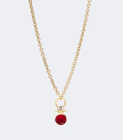 La DoubleJ La DoubleJ Mini Shen 24kt gold-plated necklace