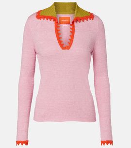 La DoubleJ La DoubleJ Picket cotton and wool sweater