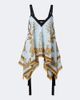 La DoubleJ La DoubleJ Printed asymmetric cotton top - 1