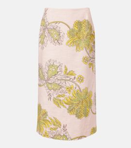 La DoubleJ La DoubleJ Printed cotton midi skirt