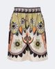 La DoubleJ La DoubleJ Printed silk twill Bermuda shorts - 1