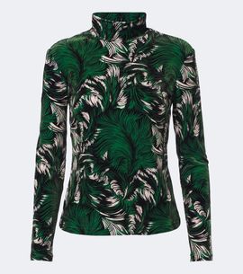 La DoubleJ La DoubleJ Printed velvet top