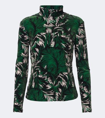 La DoubleJ La DoubleJ Printed velvet top