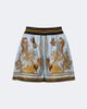 La DoubleJ La DoubleJ Pull-Up printed silk shorts - 1