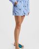 La DoubleJ La DoubleJ Pull-Up Shorts Third Eye Embroidered Light Blue - 1