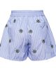 La DoubleJ La DoubleJ Pull-Up Shorts Third Eye Embroidered Light Blue - 3