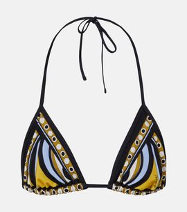 La DoubleJ La DoubleJ Sanctuary printed bikini top