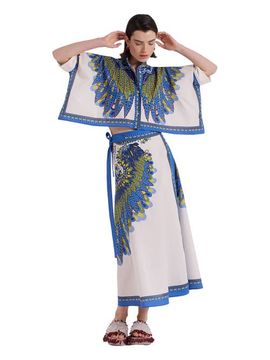 La DoubleJ La DoubleJ Sarong Skirt Chakra Placée Multicolor 