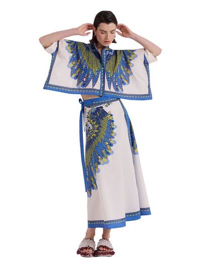 La DoubleJ La DoubleJ Sarong Skirt Chakra Placée Multicolor 