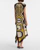 La DoubleJ La DoubleJ Scarf fringed printed silk voile midi dress - 5