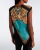 La DoubleJ La DoubleJ Scarf printed fringed silk top - 5