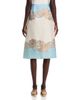 La Doublej La DoubleJ Silk Drape Front Scarf Skirt - 3