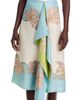 La Doublej La DoubleJ Silk Drape Front Scarf Skirt - 5