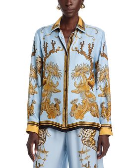 La Doublej La DoubleJ Silk Placee Shirt