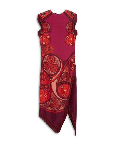 La Doublej La DoubleJ Silk Scarf Printed Dress