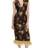 La DoubleJ La DoubleJ Sleek Feathered Dress Devon - 1