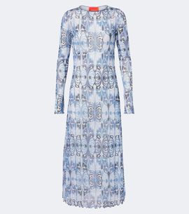 La DoubleJ La DoubleJ Slinky Swing printed midi dress