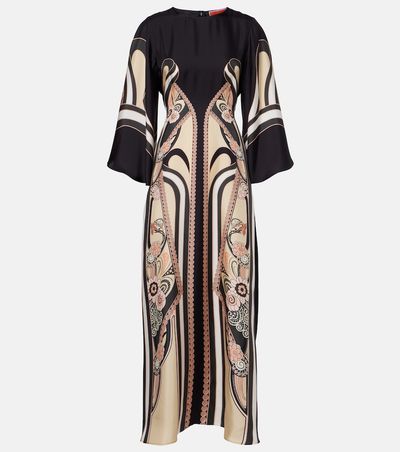 La DoubleJ La DoubleJ Sorella printed silk maxi dress