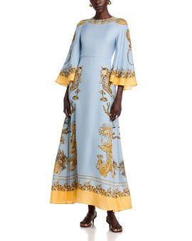 La Doublej La DoubleJ Sorella Silk Maxi Dress
