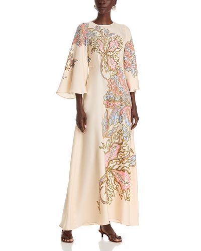 La Doublej La DoubleJ Sorella Silk Printed Dress