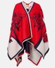 La DoubleJ La DoubleJ Soul floral wool and silk poncho - 1