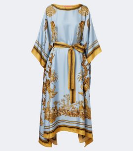 La DoubleJ La DoubleJ Square printed silk kaftan