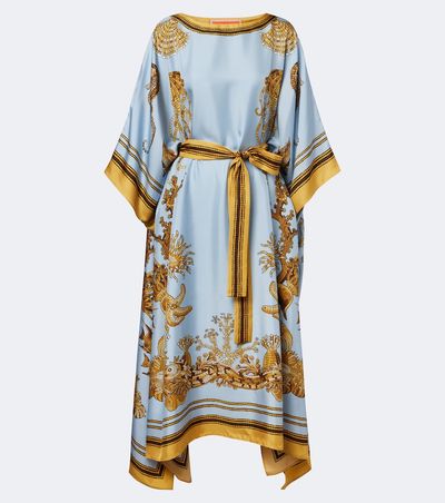 La DoubleJ La DoubleJ Square printed silk kaftan