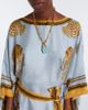 La DoubleJ La DoubleJ Square printed silk kaftan - 3