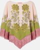 La DoubleJ La DoubleJ Swathe PlacÃ©e reversible satin poncho - 1
