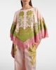 La DoubleJ La DoubleJ Swathe PlacÃ©e reversible satin poncho - 2