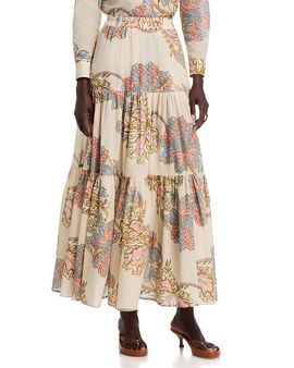 La Doublej La DoubleJ Tiered Pull On Cotton Skirt