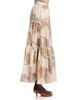 La Doublej La DoubleJ Tiered Pull On Cotton Skirt - 3