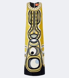 La DoubleJ La DoubleJ Totem printed cotton midi dress