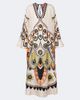 La DoubleJ La DoubleJ Twin Flame printed silk twill midi dress - 1