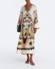 La DoubleJ La DoubleJ Twin Flame printed silk twill midi dress - 2