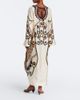 La DoubleJ La DoubleJ Twin Flame printed silk twill midi dress - 6