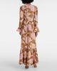 La DoubleJ La DoubleJ Visconti silk crÃªpe de chine maxi dress - 3