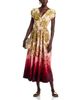 La Doublej La DoubleJ Waldorf Silk Ombre Midi Dress - 2