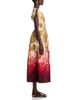 La Doublej La DoubleJ Waldorf Silk Ombre Midi Dress - 5