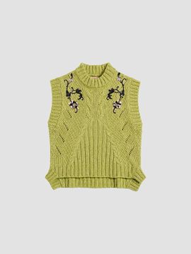 La DoubleJ Women's Cameo Vest Embroidered