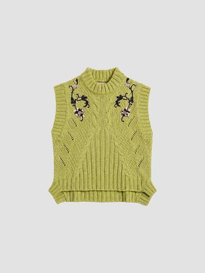 La DoubleJ Women's Cameo Vest Embroidered
